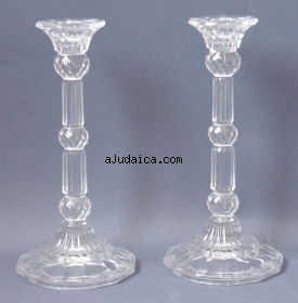 Classic Glass Candlesticks by aJudaica