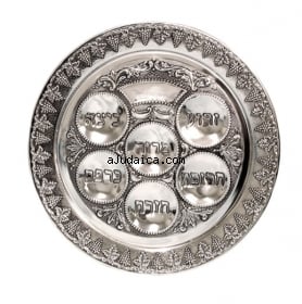 Silver Passover Plate