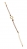Gold color Star of David Bracelet on Leather Cord by aJudaica