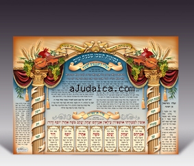 Sukkot "Ushpizin" Poster by aJudaica