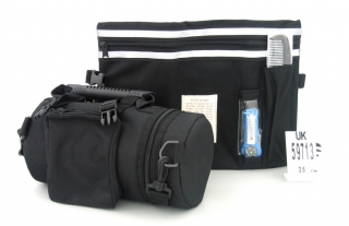 Black Tefillin Carrier with Tallit bag - New by aJudaica