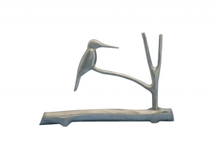 Hanukkah Menorah Kingfisher by Shraga Landesman by aJudaica