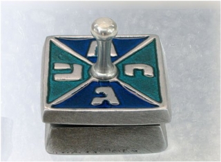 Pewter Plated Dreidels by aJudaica