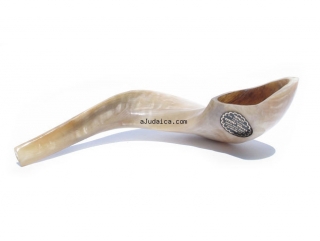 Large Rams Horn Shofar - Polished by aJudaica