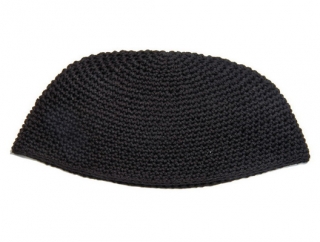 Black Frik Kippah by aJudaica