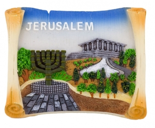 Jerusalem Knesset Magnet by aJudaica