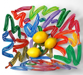Brush Strokes Bowl by David Gerstein by aJudaica