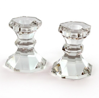 Small Crystal Candlesticks by aJudaica