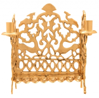 18th Century Polish Chanukah Menorah Replica by aJudaica