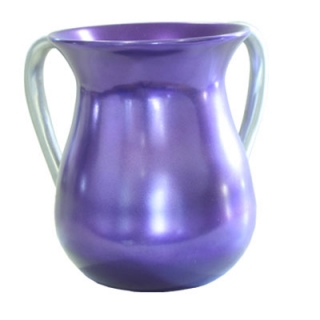 Purple Cast Aluminum Netilat Yadayim Wash Cup By Emanuel by aJudaica