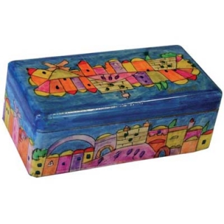 Jerusalem Travel Candlesticks by aJudaica