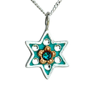 Star of David pendant by Ester Shahaf by aJudaica
