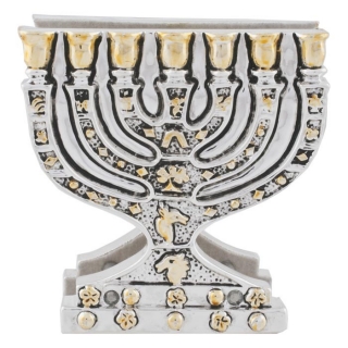 Menorah Napkin Holder by aJudaica