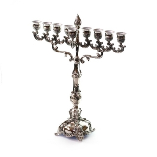 Nickel Chanukah Menorah by aJudaica