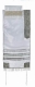 Emanuel Organza Tallit - Grey