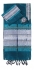 Gabrieli silk Prayer Shawl Set in Green with Silver