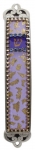 Violet and Gold Mezuzah Case by Iris