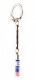US - Israel Flag Pendant Keychain