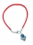Revolving eye Hamsa on ribbon bracelet by aJudaica