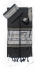 Gabrieli silk Tallit Set in Black with Silver