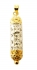 Gold Filled Two Tone Oriental Mezuzah Pendant