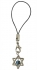 Star of David "eye" cellphone charm