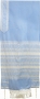 Rikmat Elimelech Handloom Woven Light Blue Silk Tallit