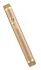 Light Brown Brass Mezuzah - Smooth