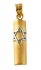 Gold Filled Star of David Mezuzah Pendant