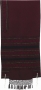 Rikmat Elimelech Handloom Woven Maroon Silk Tallit