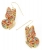 Millefiori Thousand-Flowers Butterfly Earrings by aJudaica