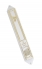 White and Gold Plastic Mezuzah