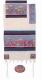 Emanuel Woven Cotton and Silk Tallit - Vista in turquoise