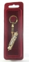 Gold Key Chain Car Mezuzah  - Scroll Style