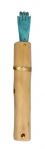 Olive Wood Hamsa hand Mezuzah case By Shraga Landesman
