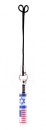US - Israel Flag Cell Phone Charm