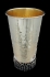 "Roots" Hammered Sterling Silver Kiddush Cup