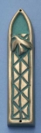 Peace Dove Brass Mezuzah case By Shraga Landesman