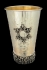 Sterling Silver Star of David Kiddush Cup