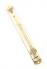 Gold Jerusalem Wall Glass Tube Mezuzah