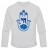 Blue Hamsa Chai Long Sleeve T-Shirt by aJudaica