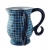 Blue Stone Mosaic Wash Cup by aJudaica