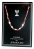Red Thread and silver Bracelet - Hearts Design