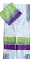 Lively Tulip Design Polyester Tallit