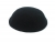 Black DMC knitted Kippah by aJudaica