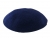 Dark Blue DMC knitted Kippah by aJudaica
