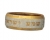 Stainless steel gold color "Shema Yisrael" Ring by aJudaica
