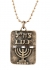 Israeli Army Dog Tag Metal Pendant - Menorah