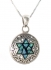 Sterling Silver and Opal Star of David Pendant