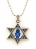Israeli Army Metal Pendant with Reflective Center - Hamsa